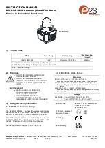 E2S D2xB1LD3 Instruction Manual preview