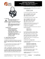 E2S D2xB1XH1 Instruction Manual preview