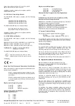 Preview for 2 page of E2S D2xC2LD3 Instructions/Service Manual