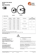 Предварительный просмотр 1 страницы E2S D2xS2F Series Instruction Manual