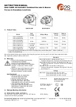 E2S E2xC1LD2R Instruction Manual предпросмотр