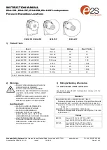 E2S E2xL15R Instruction Manual предпросмотр