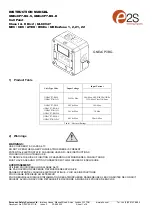 E2S GNExCP7-BG-S Instruction Manual предпросмотр