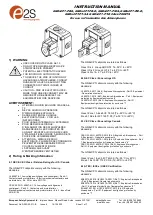 E2S GNExCP7-PB-D Instruction Manual preview