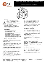 E2S GNExCP7-PT-D Instruction Manual preview