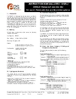E2S GNExJ2 Instruction Manual preview