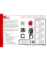 E2S HA121 Installation Instructions предпросмотр