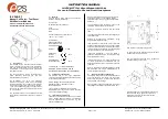 E2S IS-CP4B-PT Instruction Manual предпросмотр