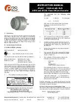 Preview for 1 page of E2S IS-pA1 Instruction Manual