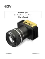 Предварительный просмотр 1 страницы e2v AVIIVA EM1 User Manual