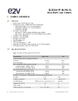 Предварительный просмотр 4 страницы e2v Eliixa+ 4k User Manual