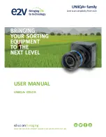 e2v UNIIQA User Manual preview