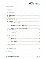 Preview for 2 page of e2v UNIIQA User Manual