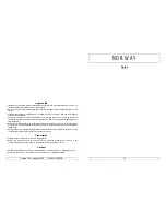 Предварительный просмотр 2 страницы E3B NORWAY Manual