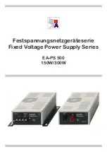 Предварительный просмотр 1 страницы EA-ELEKTRO-AUTOMATIK EA-PS 500 Series User Instruction Manual