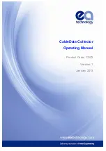 EA Technology CableData CDC2 Operating Manual preview