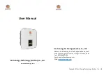 Each Energy EES10K-M1 User Manual предпросмотр