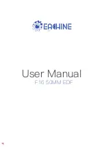 Предварительный просмотр 1 страницы Eachine F16 50MM EDF User Manual