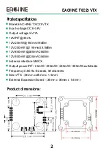 Preview for 1 page of Eachine TXC23 VTX Instruction Manual