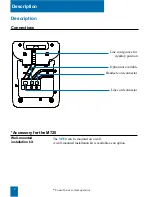 Предварительный просмотр 8 страницы Eads Telecom Connexity M720 User Manual