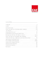 Предварительный просмотр 3 страницы EAE E-LINEKX Manual