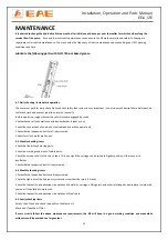 Preview for 25 page of EAE EE-612E Installation, Operation, And Parts Manual