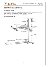 Предварительный просмотр 9 страницы EAE EE-612FE Installation, Operation, And Parts Manual