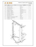 Preview for 40 page of EAE EE-6215E Installation, Operation, Parts And Service Manual