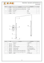 Preview for 35 page of EAE EE-62CE-60T Installation, Operation, And Parts Manual