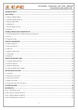 Preview for 3 page of EAE EE-6435V2.B Installation, Operation, And Parts Manual