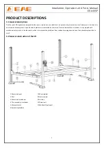 Preview for 7 page of EAE EE-6445P Installation, Operation, And Parts Manual