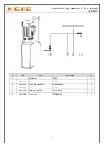 Preview for 28 page of EAE EE-6445P Installation, Operation, And Parts Manual