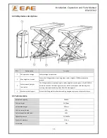 Preview for 10 page of EAE EE-6503V2 Installation, Operation, And Parts Manual