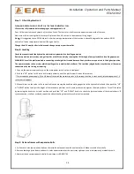 Предварительный просмотр 15 страницы EAE EE-6503V2 Installation, Operation, And Parts Manual