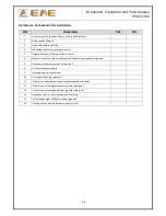 Preview for 16 page of EAE EE-6503V2 Installation, Operation, And Parts Manual