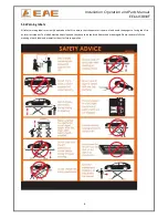 Предварительный просмотр 6 страницы EAE EE-6603BWF Installation, Operation, And Parts Manual