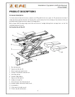 Предварительный просмотр 9 страницы EAE EE-6603BWF Installation, Operation, And Parts Manual