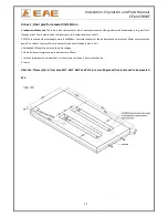 Предварительный просмотр 21 страницы EAE EE-6603BWF Installation, Operation, And Parts Manual