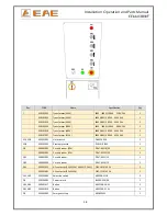 Предварительный просмотр 28 страницы EAE EE-6603BWF Installation, Operation, And Parts Manual