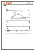 Предварительный просмотр 11 страницы EAE EE-6603S Installation, Operation, And Parts Manual