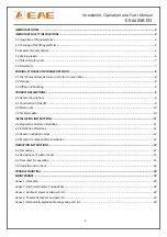 Preview for 3 page of EAE EE-6605B.PD Installation, Operation, And Parts Manual