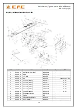 Предварительный просмотр 29 страницы EAE EE-6605S Installation, Operation, And Parts Manual