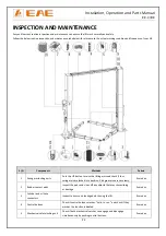 Preview for 22 page of EAE EE-C18E Installation, Operation, And Parts Manual