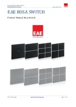 Preview for 1 page of EAE KNX Rosa Product Manual