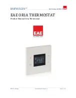 EAE ORIA Product Manual preview