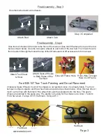 Предварительный просмотр 3 страницы Eaelec TT-Scale Ford Model BB-157 Tow Truck Assembly Instructions