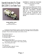 Eaelec Z-Scale GMC CCKW 2 1/2 ton Tanker Truck Assembly Instructions preview