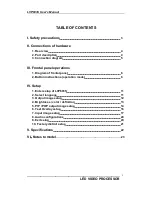 Preview for 2 page of Eager LED LVP603S User Manual