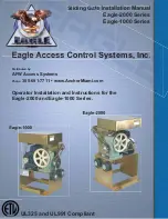 Preview for 1 page of Eagle Access Control Systems Eagle-2000 series Operator Installation And Instructions