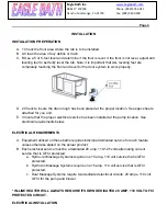 Preview for 7 page of Eagle Bath CWB-3051 Installation Manual